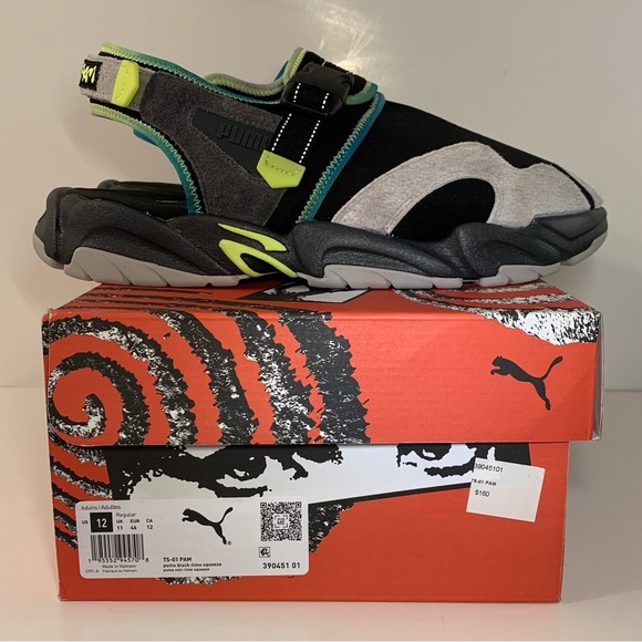 [BRAND NEW] PUMA TS-01 PERKS & MINI PAMPUMA ISLAND MENS SIZE 12 SLIP-ON SNEAKERS - Picture 8 of 15